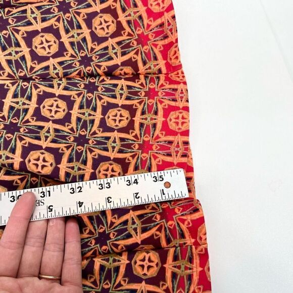 Julian Taylor Fit & Flare Dress Womens 10 Multicolor Geometric Sleeveless - Picture 2 of 11